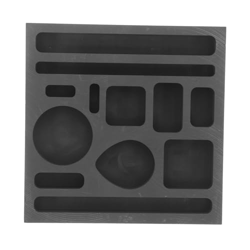 SHINEOFI Graphit Barrenform Gießform mit Löchern Langlebige Graphit Gussform für Metallgießen Einfache Entnahme Effiziente Mehrfach Schmelzform für Silber und Zinklegierungen SHINEOFI Graphit Barrenform Gießform mit Löchern Langlebige Graphit Gussform für Metallgießen Einfache Entnahme Effiziente Mehrfach Schmelzform für Silber und Zinklegierungen von SHINEOFI