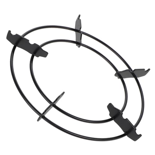 SHINEOFI Gusseisen Wok Ring für Gasherd Stabiler Wok Stützring mit Rutschfester Konstruktion Platzsparendes Design Installieren für Kochbereiche Langlebig und Zuverlässig von SHINEOFI