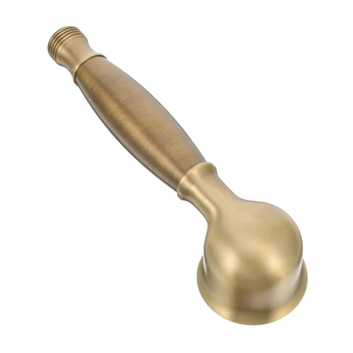 SHINEOFI Handbrause Messing Vintage Hochdruck Duschkopf Ersatz Handheld Shower Rain Sprayer Komfortable Dusche Klassisches Badzubehör von SHINEOFI