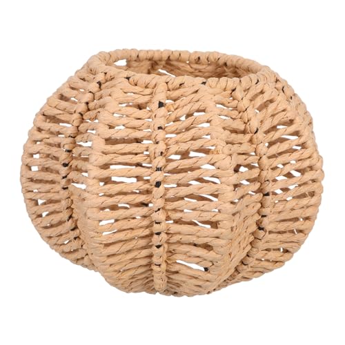 SHINEOFI Handgewebter Boho Lampenschirm Kürbisform Lochdurchmesser Rustikaler Pendelleuchten-schirm Wohnzimmer Schlafzimmer Esszimmer Dekor SHINEOFI Handgewebter Boho Lampenschirm Kürbisform Lochdurchmesser Rustikaler Pendelleuchten-schirm Wohnzimmer Schlafzimmer Esszimmer Dekor von SHINEOFI