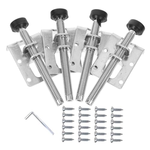 SHINEOFI Heavy Duty Möbel Nivellierfüße Verstellbar Seitenmontage für Schränke und Garderoben mit Schrauben für Unebene Böden Stabile Verstellbare Möbelfüße SHINEOFI Heavy Duty Möbel Nivellierfüße Verstellbar Seitenmontage für Schränke und Garderoben mit Schrauben für Unebene Böden Stabile Verstellbare Möbelfüße von SHINEOFI