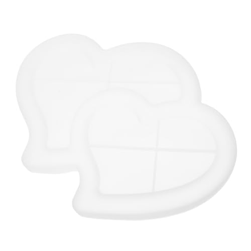 SHINEOFI Herzförmige Silikonform für Epoxidharz Gießen Flexibles DIY Resin Tray Mold Glatte Oberfläche für Kerzen Schokolade Schmuck Herstellung Vielseitiges Bastelzubehör Valentinstag SHINEOFI Herzförmige Silikonform für Epoxidharz Gießen Flexibles DIY Resin Tray Mold Glatte Oberfläche für Kerzen Schokolade Schmuck Herstellung Vielseitiges Bastelzubehör Valentinstag von SHINEOFI