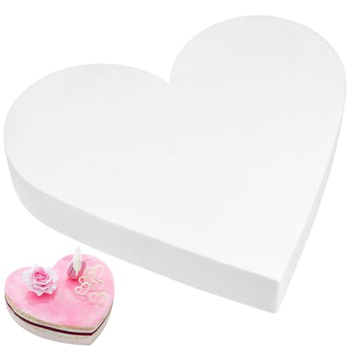 SHINEOFI Herzförmiges Kuchenmodell Abdeckung Der Türklingelschale Türklingel-Profi Handwärmer Mikrowelle Dekoration Verschütten Tragbares Mahjong-Rack Digital Sieb Angebote Abs Weiß Schaum von SHINEOFI