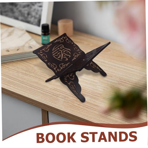 SHINEOFI Holz Quran Buchständer Klappbar Präzise Gravur Muslim Gebet Buchhalter Für Bibel Zeitschriften Kochbuch Display Braun Religiöse Dekoration Eid Geschenk SHINEOFI Holz Quran Buchständer Klappbar Präzise Gravur Muslim Gebet Buchhalter Für Bibel Zeitschriften Kochbuch Display Braun Religiöse Dekoration Eid Geschenk von SHINEOFI