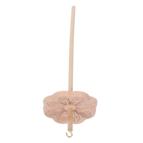 SHINEOFI Holzstab mit Gewindetop Handgeschnitztes Drop Spinner Werkzeug zum Wolle Spinnen Komfortable Handhabung für Anfänger und Erfahrene für Garnherstellung und Handspinnen SHINEOFI Holzstab mit Gewindetop Handgeschnitztes Drop Spinner Werkzeug zum Wolle Spinnen Komfortable Handhabung für Anfänger und Erfahrene für Garnherstellung und Handspinnen von SHINEOFI