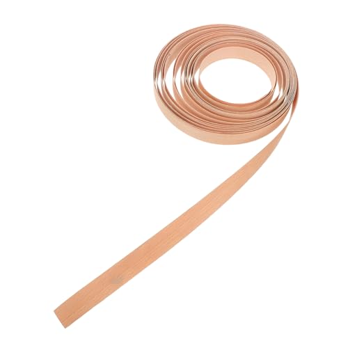 SHINEOFI Kantenband Breit Verdicktes Flexibles Echtholz Umleimer für Möbel Kanten Nahtloses Design für Kleiderschrank Türen Küchenschränke DIY Renovierung Stabile Naturholzleiste von SHINEOFI