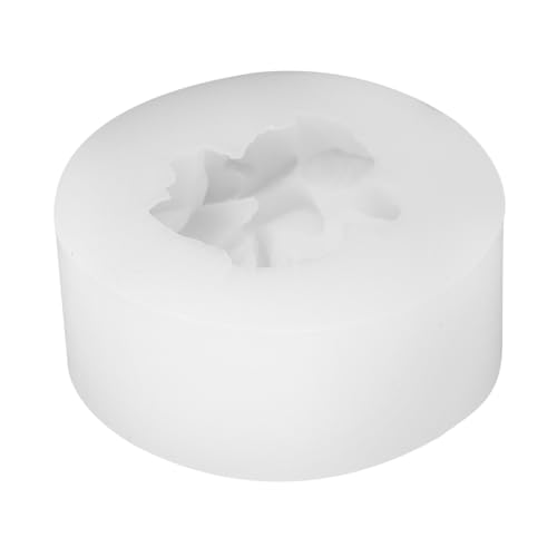 SHINEOFI Kerzenform Kerze Silikonform wiederverwendbare Epoxidharzform Silikonformguss Harzhaarblumenform Blumensilicionschimmel Blumensilikon -Süßigkeitenformen Kieselgel Weiß von SHINEOFI