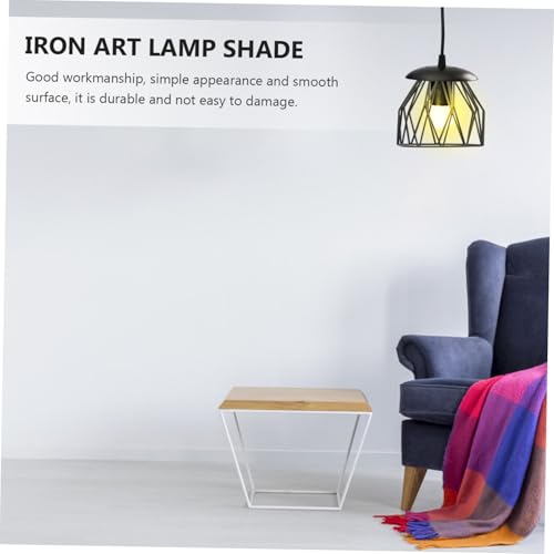 SHINEOFI Kreativer Eisenlampenschirm Rostfrei Robust Einfache Deckenleuchte Lampendekoration für Wohnzimmer Bar Flur Geeignet von SHINEOFI