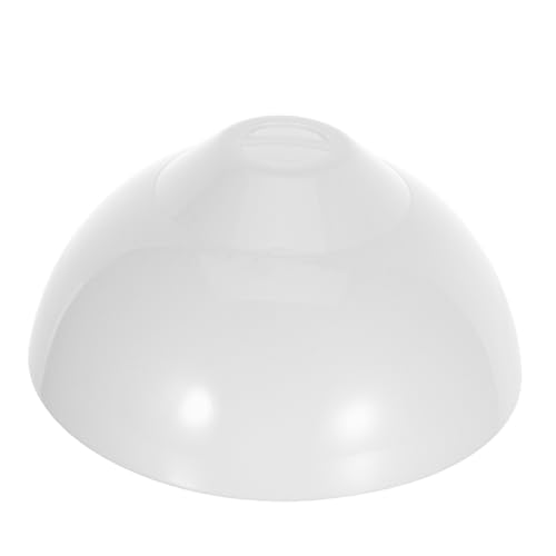 SHINEOFI Kunststoff Lampenschirm Weißer Pendelleuchten abdeckung Kompatibel Für Wohnzimmer Schlafzimmer Gleichmäßige Lichtverteilung Moderne Optik Einfach Zu Reinigen von SHINEOFI