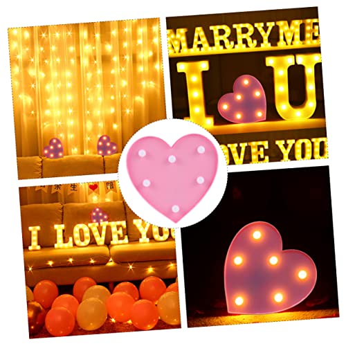 SHINEOFI LED Herz Nachtlicht Romantische Home Decor Lampe Batteriebetrieben Sicher für Hochzeitsdeko Party Vorschlag Rosa SHINEOFI LED Herz Nachtlicht Romantische Home Decor Lampe Batteriebetrieben Sicher für Hochzeitsdeko Party Vorschlag Rosa von SHINEOFI