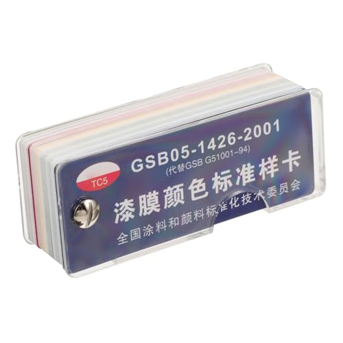SHINEOFI Lackfarbkarte Farben Standard Farbkarte Pappe Farbchips für Architekturfarben Wandfarbe Bodenlack und Hardware Lackierung Präzise Farbmuster Tragbar Vielseitig Einsetzbar von SHINEOFI