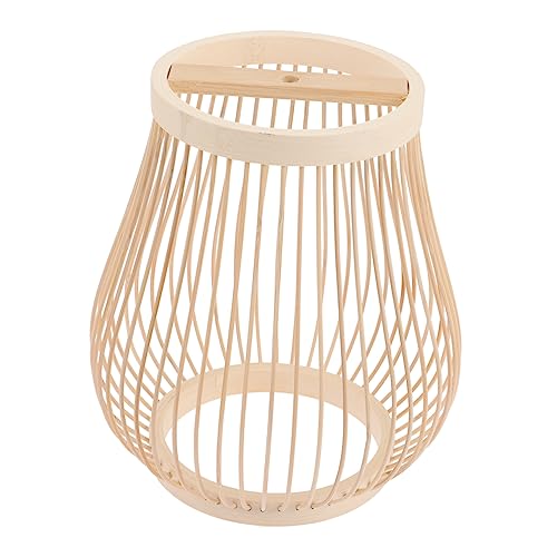 SHINEOFI Lampenschirm Chinesischer Stil Lampenabdeckung für Decken und Stehlampen Dekorative Handgewebte Lichtabdeckung für Restaurant Wohnzimmer und Balkon Durchmesser Höhe SHINEOFI Lampenschirm Chinesischer Stil Lampenabdeckung für Decken und Stehlampen Dekorative Handgewebte Lichtabdeckung für Restaurant Wohnzimmer und Balkon Durchmesser Höhe von SHINEOFI