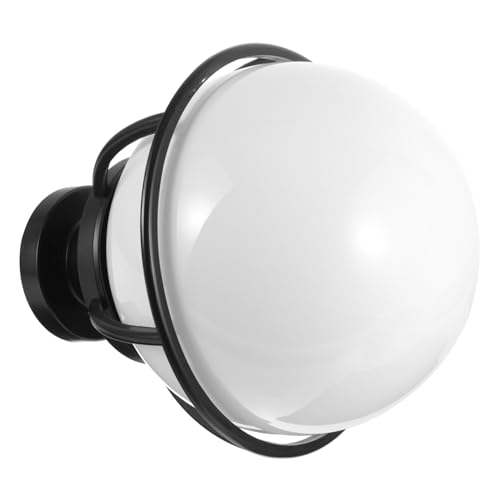 SHINEOFI Lampenschirm Kugelförmig Kunststoff Lampenabdeckung Garten Außenbereich Hochtemperaturbeständig Ersatz für Lampenpfosten Dekorativer Lichtschutz für Terrasse und Wegbeleuchtung von SHINEOFI