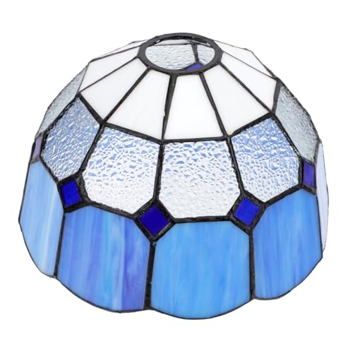 SHINEOFI Lampenschirm aus Glas für Fassung Bunte Deckenleuchte Schutz Dekorativer Lampenschirm mit Diamantmuster Stilvoller Lampenaufsatz für Wohnzimmer Schlafzimmer SHINEOFI Lampenschirm aus Glas für Fassung Bunte Deckenleuchte Schutz Dekorativer Lampenschirm mit Diamantmuster Stilvoller Lampenaufsatz für Wohnzimmer Schlafzimmer von SHINEOFI