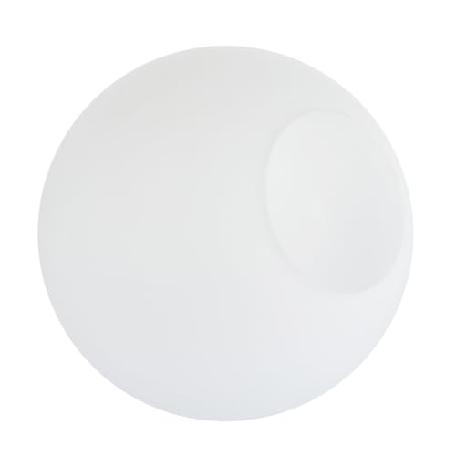 SHINEOFI Mattierter Glas Lampenschirm Kugel Ømm für Pendelleuchte Tisch und Stehlampen Weiches Licht Einfache Montage Ersatzschirm für Decken und Wandleuchten von SHINEOFI