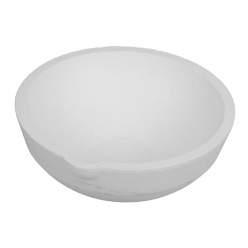 SHINEOFI Melting Crucible Bowl für Schmuckherstellung Langlebiger Metallschmelztiegel Hitzebeständig Kompakt Liang für Gold und Silberfeinbearbeitung zu Hause und Werkstatt von SHINEOFI