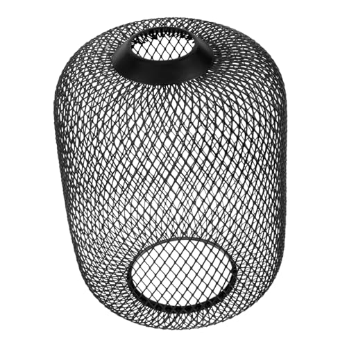 SHINEOFI Metall Lampenschirm Hängend Vintage Geometrisch Schwarz Robust Für Wohnzimmer Küche Restaurant Dekorative Pendelleuchte Abdeckung von SHINEOFI