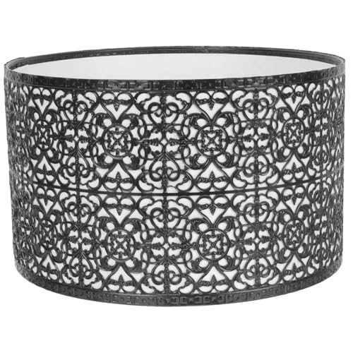 SHINEOFI Metall Lampenschirm für Tischlampe Hohlraum Design Langlebig Einfach zu Montieren Geeignet für Wohnzimmer Schlafzimmer Atmosphäre von SHINEOFI