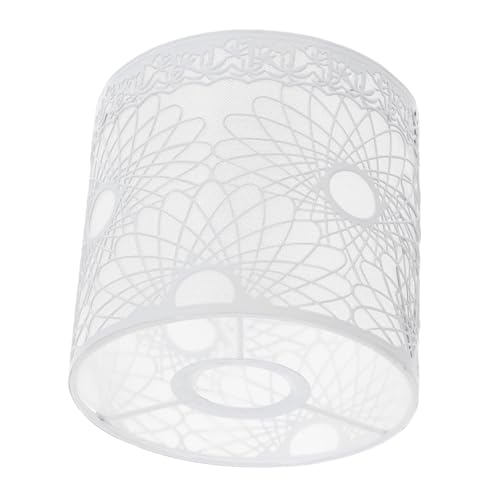 SHINEOFI Moderne Eisen Lampenschirm für Deckenleuchten Minimalistischer Zeitloser Lampenschirm Weiß für Wandleuchten und eine Warme Romantische SHINEOFI Moderne Eisen Lampenschirm für Deckenleuchten Minimalistischer Zeitloser Lampenschirm Weiß für Wandleuchten und eine Warme Romantische von SHINEOFI