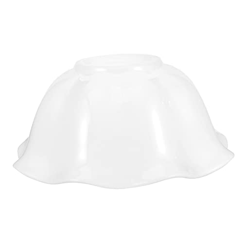 SHINEOFI Nordischer Stil Lampenschirm Keramik Dekorative Nachttischlampe Lampenabdeckung Milchweißer Lampenschirm für Steh und Schreibtischlampen Einfaches Design als Ersatzschirm von SHINEOFI