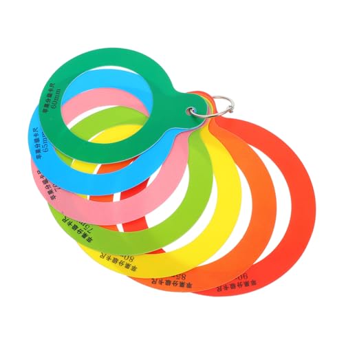 SHINEOFI Obst Messschieber mit Präzisen Durchmesser Ringen Kunststoff Messkreis für Früchte Multifunktionales Größenwerkzeug zur Obstklassifizierung Tragbar für Äpfel und Weitere Früchte von SHINEOFI