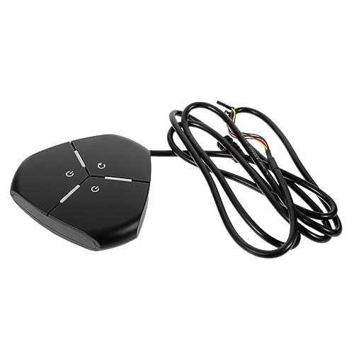SHINEOFI Pc Power Button mit Verlängerungskabel für Desktop Pcs Flexibler Netzschalter für Internetcafés Hotels Einfache Installation Handhabung von SHINEOFI