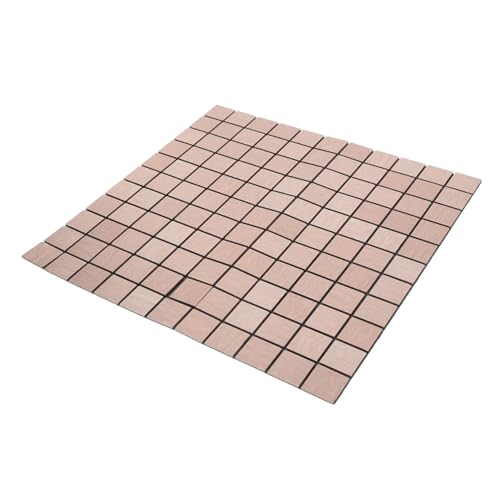SHINEOFI Peel And Stick Wandfliesen Aluminium Selbstklebender Backsplash für Moderne Küchen und Badezimmer Elegantes Design für Stilvolle Raumgestaltung von SHINEOFI