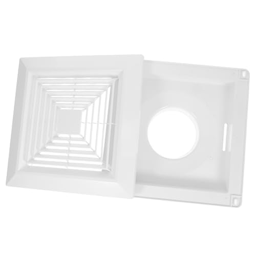 SHINEOFI Quadratischer Lüftungsgitter Fan Cover mit Clip für Integrierte Deckenventilation Effizienter Luftverteiler Einfache Schnellmontage Platzsparend für Bad Küche Büro SHINEOFI Quadratischer Lüftungsgitter Fan Cover mit Clip für Integrierte Deckenventilation Effizienter Luftverteiler Einfache Schnellmontage Platzsparend für Bad Küche Büro von SHINEOFI