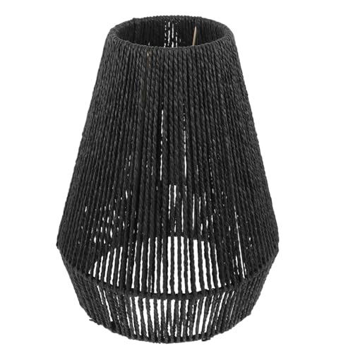 SHINEOFI Retro Stil Lampenschirm Deckenleuchte Simuliertes Rattan Papierseil Vintage Hängelampe Wohnzimmer Schlafzimmer Küchenlampe Kreativer Lampenschirm Für Restaurant SHINEOFI Retro Stil Lampenschirm Deckenleuchte Simuliertes Rattan Papierseil Vintage Hängelampe Wohnzimmer Schlafzimmer Küchenlampe Kreativer Lampenschirm Für Restaurant von SHINEOFI