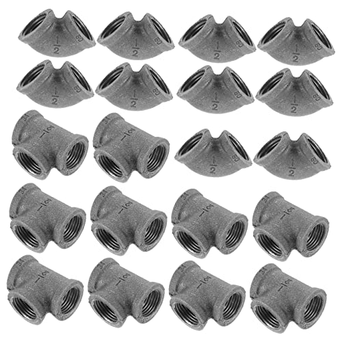 SHINEOFI Retro Wasserrohr Fittings Teiliges Bogen für Diy Möbel und Projekte Einfache Installation ohne Kleber Robustes Langlebiges Material für Möbel und Gewächshausgestaltung SHINEOFI Retro Wasserrohr Fittings Teiliges Bogen für Diy Möbel und Projekte Einfache Installation ohne Kleber Robustes Langlebiges Material für Möbel und Gewächshausgestaltung von SHINEOFI