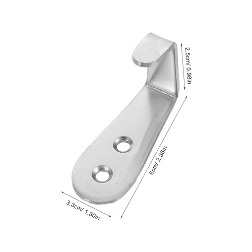 SHINEOFI Robuste Leiterhaken für Hochbetten und Etagenbetten Vielseitig Einsetzbar als Wandhaken für Leitern Sichere Halterung für Transport und Reparatur Silberfarben von SHINEOFI