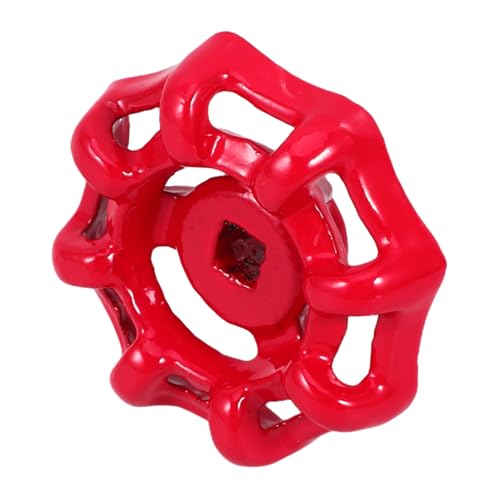 SHINEOFI Robuster Eisen Absperrventilgriff mit Quadratischem Rote Handrad Rutschfestes Gartenschlauch Ersatzteil Kompatibel für Außenzapfen und Wasserhähne im Gartenbereich SHINEOFI Robuster Eisen Absperrventilgriff mit Quadratischem Rote Handrad Rutschfestes Gartenschlauch Ersatzteil Kompatibel für Außenzapfen und Wasserhähne im Gartenbereich von SHINEOFI
