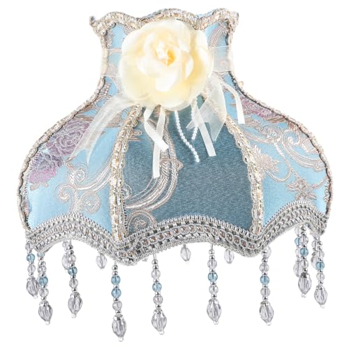 SHINEOFI Romantischer Spitzenlampenschirm für Tischlampen Elegante Europäische Raumdekoration Hochwertiger Lampenschutz für Stehlampen Wohnzimmer und Schlafzimmer SHINEOFI Romantischer Spitzenlampenschirm für Tischlampen Elegante Europäische Raumdekoration Hochwertiger Lampenschutz für Stehlampen Wohnzimmer und Schlafzimmer von SHINEOFI