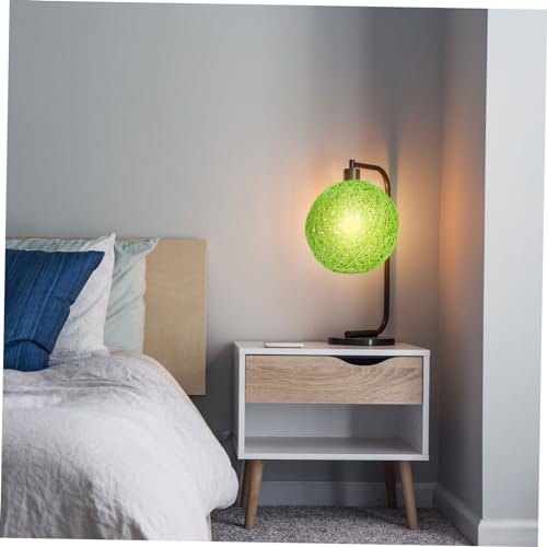 SHINEOFI Runder Lampenschirm Grün Papier Kugel Design Praktischer Langlebiger Lampenschirm für Deckenleuchte Tischlampe Wohnzimmer Schlafzimmer SHINEOFI Runder Lampenschirm Grün Papier Kugel Design Praktischer Langlebiger Lampenschirm für Deckenleuchte Tischlampe Wohnzimmer Schlafzimmer von SHINEOFI
