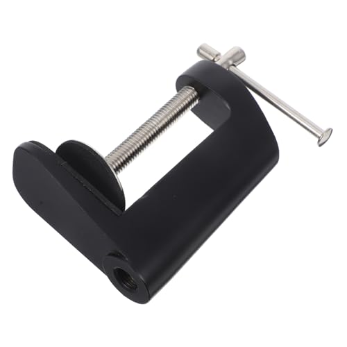 SHINEOFI Schwere Aluminium G Klemme Tischhalterung Verstellbar für Tischlampen Mikrofonarme und Streaming Stative Stabile Klemmhalterung für Vielseitige Desktop Nutzung von SHINEOFI