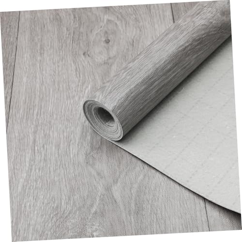SHINEOFI Selbstklebender Vinylboden Rolle Dicke Holzoptik Bodenbelag Rolle Rutschfest Wasserabweisend Für Badezimmer Wohnzimmer Schlafzimmer Und Büro Mit Bodenisolierung von SHINEOFI