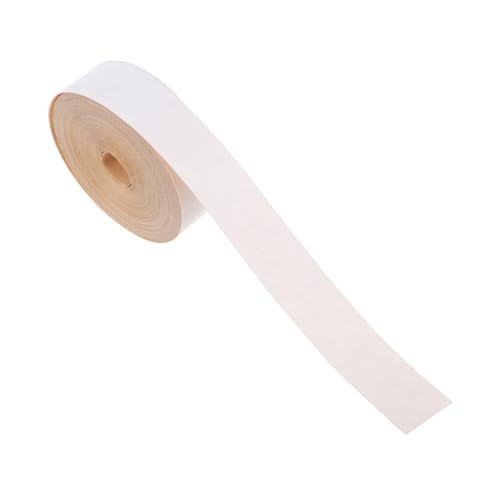 SHINEOFI Selbstklebendes Lampenschirm kantenband aus Strapazierfähigem Stoff Dekoratives DIY zubehör für Pendel Steh Wandleuchten Einfache Montage Cremeweiß Seidenmatt von SHINEOFI