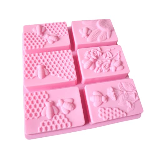 SHINEOFI Silikon Backform Honigwabenform für Kuchen Seifen Eiswürfel Antihaft Bpa frei Spülmaschinengeeignet Langlebig Multifunktional für DIY Backen und Gießen Zufällige Zufällige Farbe SHINEOFI Silikon Backform Honigwabenform für Kuchen Seifen Eiswürfel Antihaft Bpa frei Spülmaschinengeeignet Langlebig Multifunktional für DIY Backen und Gießen Zufällige Zufällige Farbe von SHINEOFI