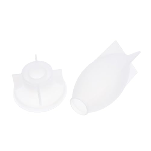 SHINEOFI Silikonform für Resin-gießen mit Stabilem Sockel Hitzebeständig Flexibel Vielseitig für Kerzen Seife Blumen DIY Lampenfigur für Kunsthandwerk und Ambientebeleuchtung von SHINEOFI