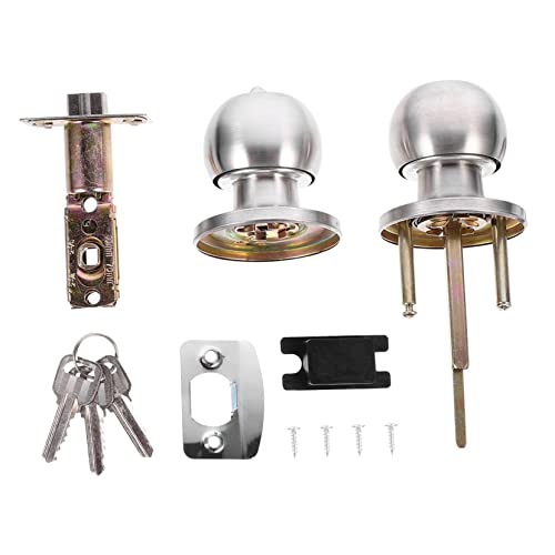 SHINEOFI Spherical Door Lock für Badezimmer Schlafzimmer und Arbeitszimmer Robustes Türschloss mit Einfacher Installation und Langlebiger Struktur von SHINEOFI