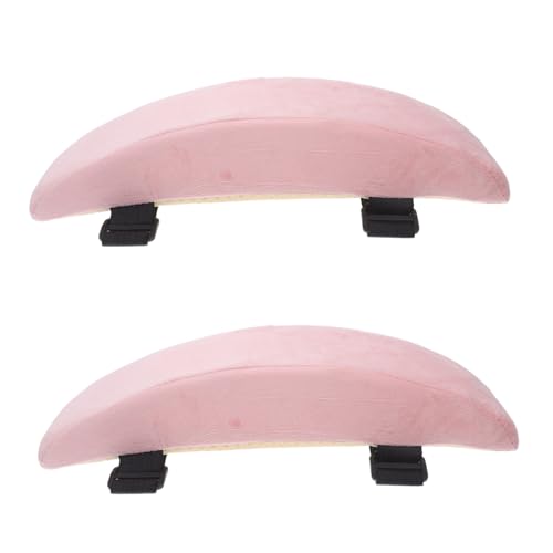 SHINEOFI Stuhl-Armauflage Ellbogenschützer für den Schreibtisch Büro Ellbogenpolster Stuhl-Armlehnenpolster Armlehre Kissen für Büroprümpfe Armlehnen im Freien Armlehre Pads Schwamm Rosa von SHINEOFI