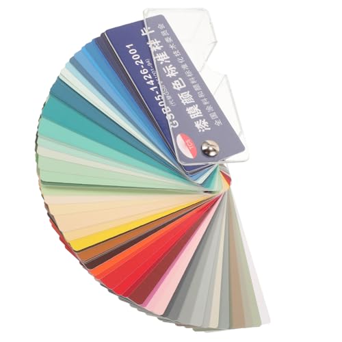 SHINEOFI Teiliges Farbkarten Papier für Präzises Farbabgleich bei Wandfarbe Bodenlack Architekturfarben Geeignet für Profis und DIY enthusiasten von SHINEOFI