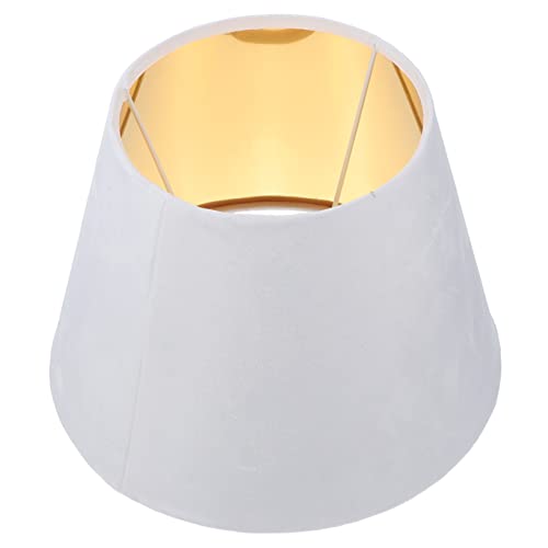 SHINEOFI Moderner Lampenschirm Stoff mit Goldener Innenverkleidung für Tischlampen Dekorativer Lampenschirm für Schlafzimmer und Wohnzimmer Installieren und Langlebig von SHINEOFI