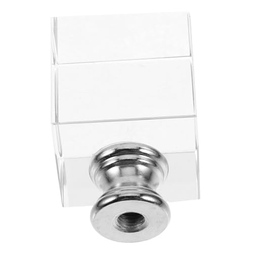 SHINEOFI Transparentes Lampenzubehör Quadratisch mit Einfach Montierbarem Lampenschirmhalter Dekorativer Lampenknauf für Tisch und Stehlampen Stilvolle Beleuchtung und Romantische SHINEOFI Transparentes Lampenzubehör Quadratisch mit Einfach Montierbarem Lampenschirmhalter Dekorativer Lampenknauf für Tisch und Stehlampen Stilvolle Beleuchtung und Romantische von SHINEOFI