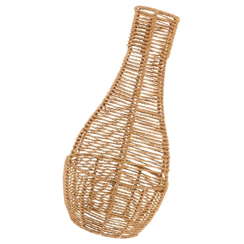 SHINEOFI Vintage Lampenschirm aus Robustem Seil und Eisen Retro Deckenlampenschirm mit Handgewebtem Design Langlebig und Geruchsneutral Stilvolle Beleuchtungsdekoration für Wohnzimmer SHINEOFI Vintage Lampenschirm aus Robustem Seil und Eisen Retro Deckenlampenschirm mit Handgewebtem Design Langlebig und Geruchsneutral Stilvolle Beleuchtungsdekoration für Wohnzimmer von SHINEOFI