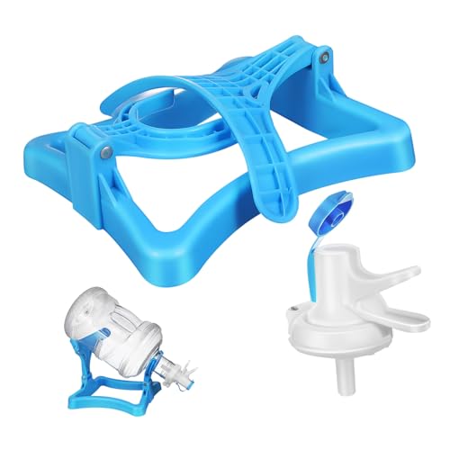 SHINEOFI Wasserbehälterständer Faltbar Stabil aus Kunststoff mit Verstellbarem Halter und Rädern Tragbarer Wasserstation für Haushalt Büro und Camping Moderner Eleganter von SHINEOFI