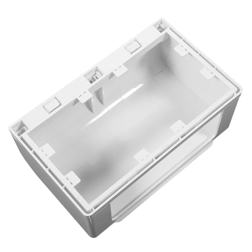 SHINEOFI Wasserdichte Steckdosenabdeckung Selbstklebende Steckdosenabdeckung Spritzwassergeschützte Steckdosenbox Mit Zwei Positionen Für Badezimmer Hotel Außenbereich Innenbereich von SHINEOFI