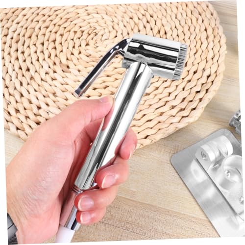 SHINEOFI Wasserhahn Verlängerung mit Flexiblem Duschkopf Externer Waschbecken Spritzkopf Wassersparender Abs Duschkopf für Haare Waschen und Badarmatur Erweiterung Drehbar Einfache Montage von SHINEOFI