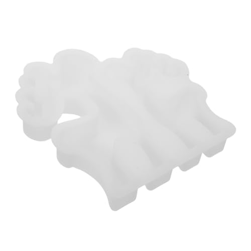 SHINEOFI Weihnachts -elchform Ornamente Silikonform Weihnachtliche Silikonform Weihnachtshandwerksform Rentier Rentier Schimmel Weihnachtsharz-gießform Kieselgel Weiß von SHINEOFI