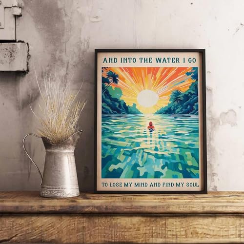 Schwimmen Poster Druck Into The Water I Go To Lose My Mind And Find My Soul Wand Kunst Bilder Leinwand Malerei Wohnzimmer Wohnkultur 60X80Cm Kein Rahmen Schwimmen Poster Druck Into The Water I Go To Lose My Mind And Find My Soul Wand Kunst Bilder Leinwand Malerei Wohnzimmer Wohnkultur 60X80Cm Kein Rahmen von SHINERING